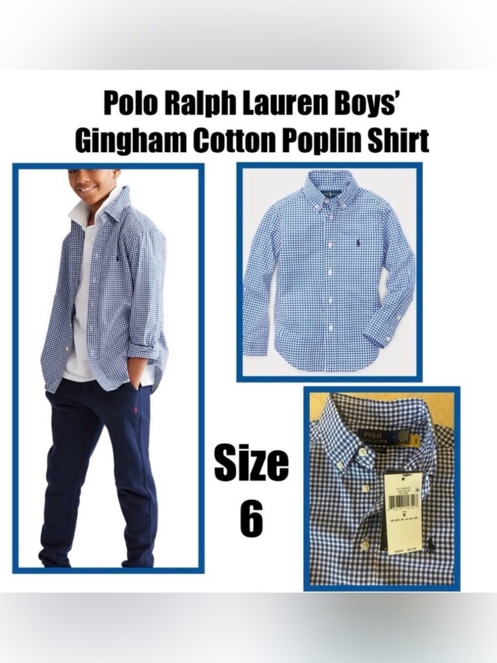 Polo Ralph Lauren Gingham Poplin Shirt